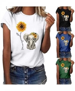 Cover-Ups T Shirts for Women Graphic-Womens Girls Plus Size Print Leaves Tees Shirt Short Sleeve Casual Summer Blouse Tops - ...