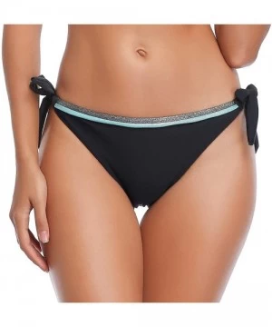 Tops Bandeau Bikini Swimsuit for Women Push Up Womens Bathing Suits Removable Straps Beach Sexy Swimwear - Black Turquoise Bo...