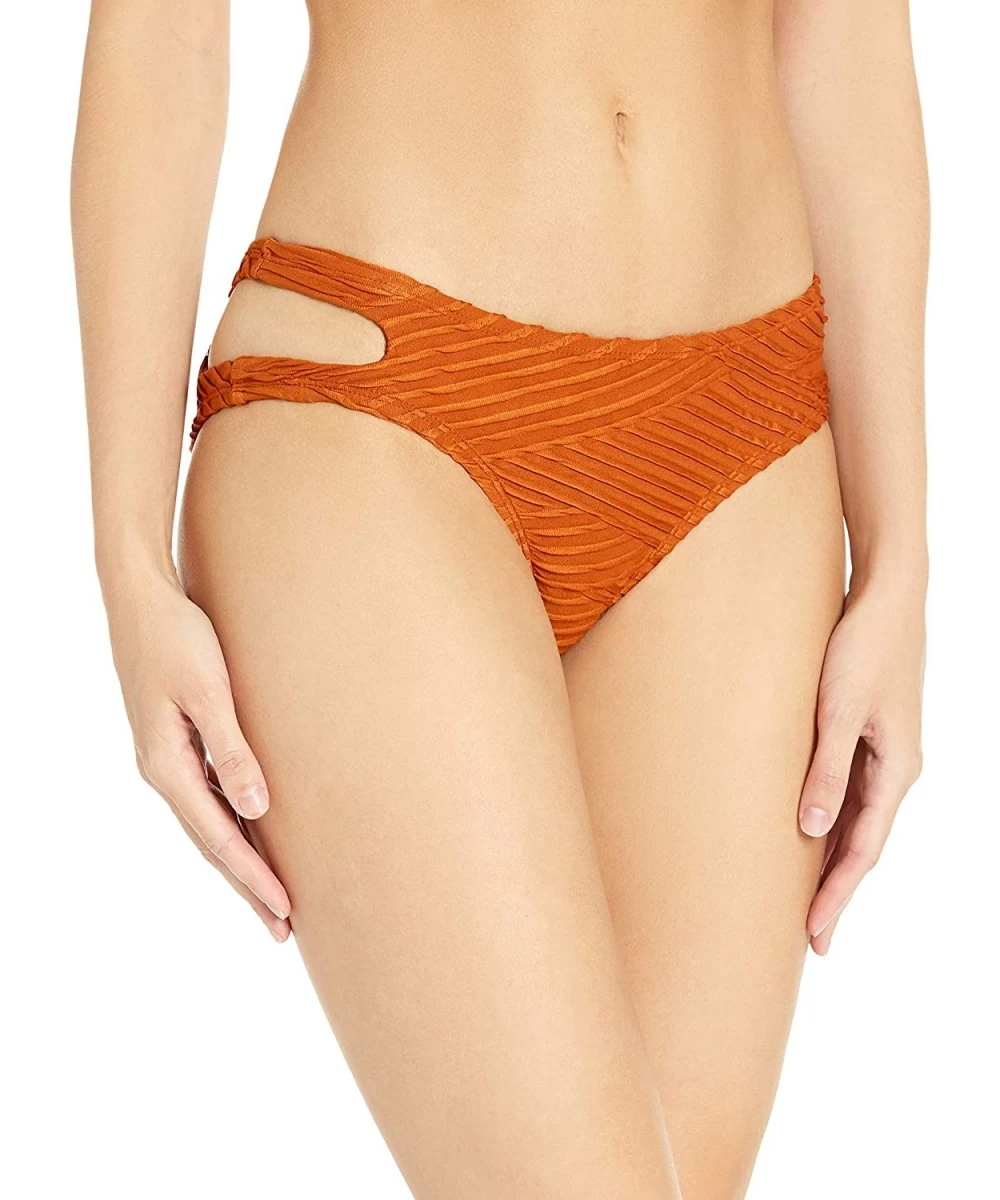 Tankinis Women's Cut Out Hipster Bikini Swimsuit Bottom - Sienna//Sane Dunes - CB18I67A5G9