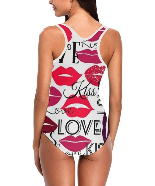 One-Pieces Unique Custom One Piece Swimsuit Swimwear Bathing Suit for Women Juniors (XS-3XL) - Multi 11 - CX18EQOECLQ