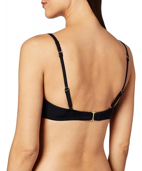 Tops Women's Swim Secret Convertible Push-up Bikini Top - Black Hue - CD12NZUP0K4