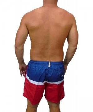 Board Shorts Performance Men's Quick Dry SPF50+ Swim Trunks Water Shorts Swimsuit Beach Shorts with Mesh Lining - Red/White/B...