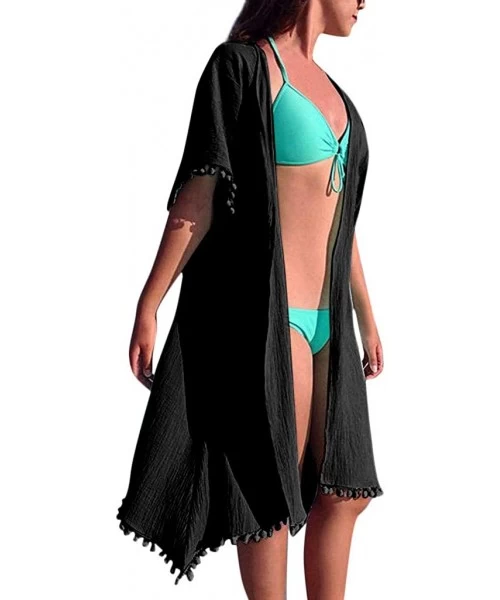 Cover-Ups Women Swimsuits Womens Capes Cover Leopard Serpentine Print Coverup Cardigan Swimwear Kimono Bathingsuit Z 3 Black ...