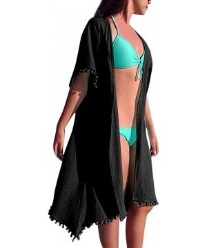 Cover-Ups Women Swimsuits Womens Capes Cover Leopard Serpentine Print Coverup Cardigan Swimwear Kimono Bathingsuit Z 3 Black ...