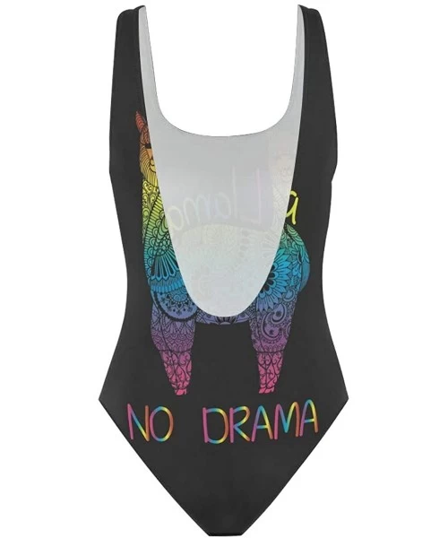 One-Pieces Womens Scorpio Zodiac Signs One Piece Monokini Swimsuit Sexy Backless Retro Bathing Suit - Cute Doodle Rainbow Lla...