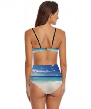 One-Pieces Madrid Spanish Ceramic Tiles Spain Lapis Blue Women's Bikini Set Two Piece Padded Bathing Suit for Surfing Multi 1...