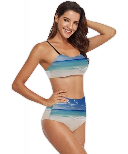 One-Pieces Madrid Spanish Ceramic Tiles Spain Lapis Blue Women's Bikini Set Two Piece Padded Bathing Suit for Surfing Multi 1...