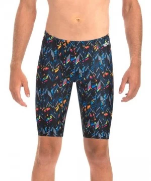 Racing Uglies Men's Jammer Compression Swim Trunks - Speed Racer - CI195HX85K0