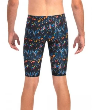 Racing Uglies Men's Jammer Compression Swim Trunks - Speed Racer - CI195HX85K0