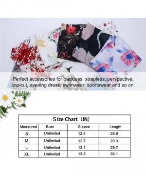 Cover-Ups Womens Floral Chiffon Casual Cardigan - Bikini Half Sleeve Kimono Shawl Sun Protection Blouses Beach Wear Cover ups...