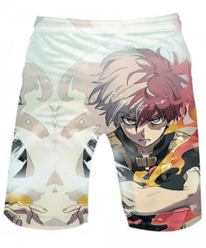 Board Shorts Men's Novelty Anime Beach Shorts 3D Printed Board Shorts Quick Dry with Pocket - My Hero Academia 4 - C6199ID9DTQ