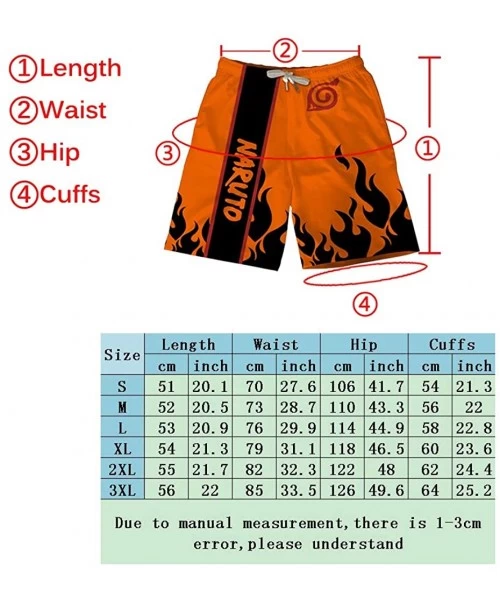 Board Shorts Men's Novelty Anime Beach Shorts 3D Printed Board Shorts Quick Dry with Pocket - My Hero Academia 4 - C6199ID9DTQ