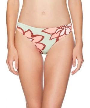 Bottoms Women's Hipster Bikini Swimsuit Bottom - Sage//Desert Petals - CM18C5ZYRSD