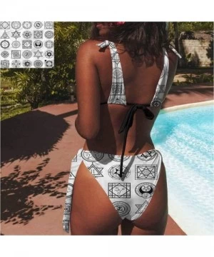 Bottoms Bikini Set Swimsuit Occult Bathing Suits for Women Bikini Occult Girl Under Sun - Multi 07 - CJ190S44E88