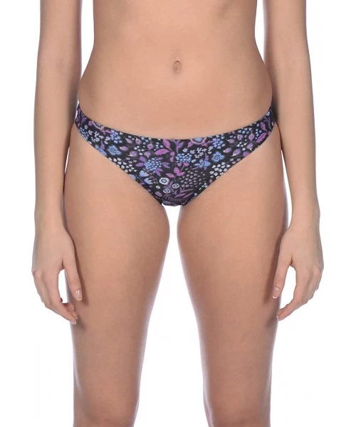 Tankinis Womens Rule Breaker Real Brief MaxLife Bikini Bottom - Multi - Black - CT18UQZWN6S