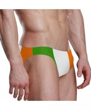 Briefs Sexy Swim Brief Bikini National Flag Beach Athletic Swimwear Briefs Sports - Flag of Ireland - C818T5NA84O