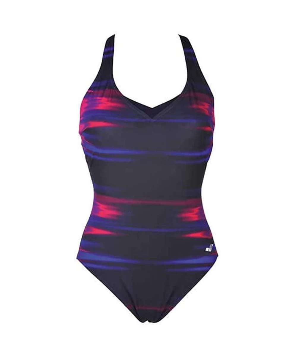 One-Pieces Women's Kate Light Cross Back One Piece - Rose Violet/Navy - CK18TIK8AZ6