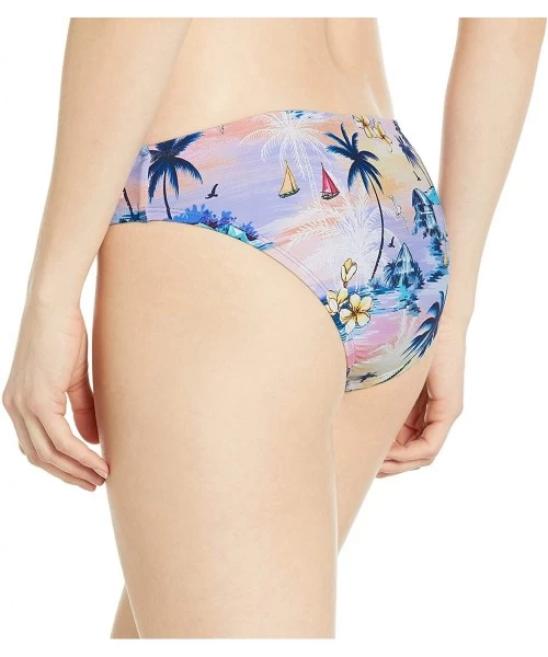 Bottoms Women's Hipster Bikini Swimsuit Bottom - Multi//Island Dream - C818Y5CQIAO