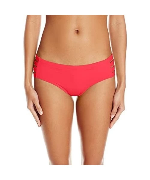 Bottoms Women's Kahina Side Strap Cheeky Bikini Bottom Swimsuit - Flavors Daiquiri - CV12N5JTPKD