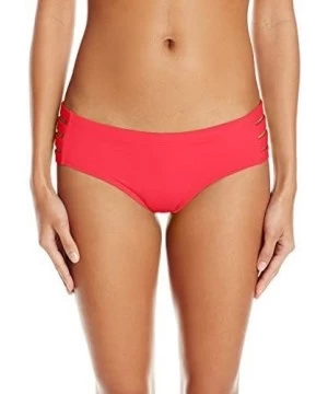 Bottoms Women's Kahina Side Strap Cheeky Bikini Bottom Swimsuit - Flavors Daiquiri - CV12N5JTPKD