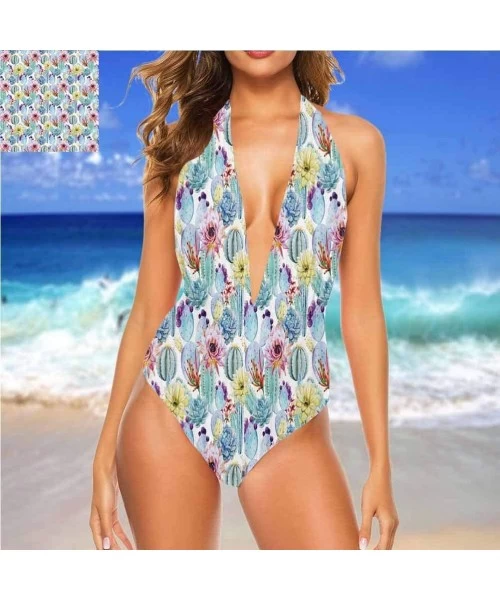 Cover-Ups Women Beachwear Desert Cactus and Bird for You or As A Gift - Multi 15 - CF19CA79INW