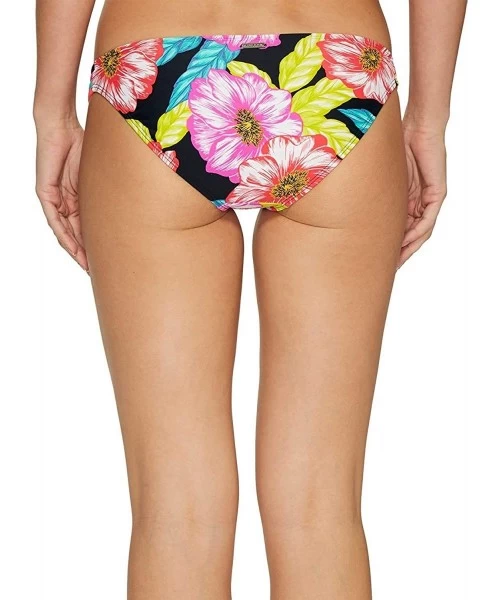 Bottoms Women's Sunlight Flirty Surf Rider Bikini Bottom - Black - CQ12NAHXTF8