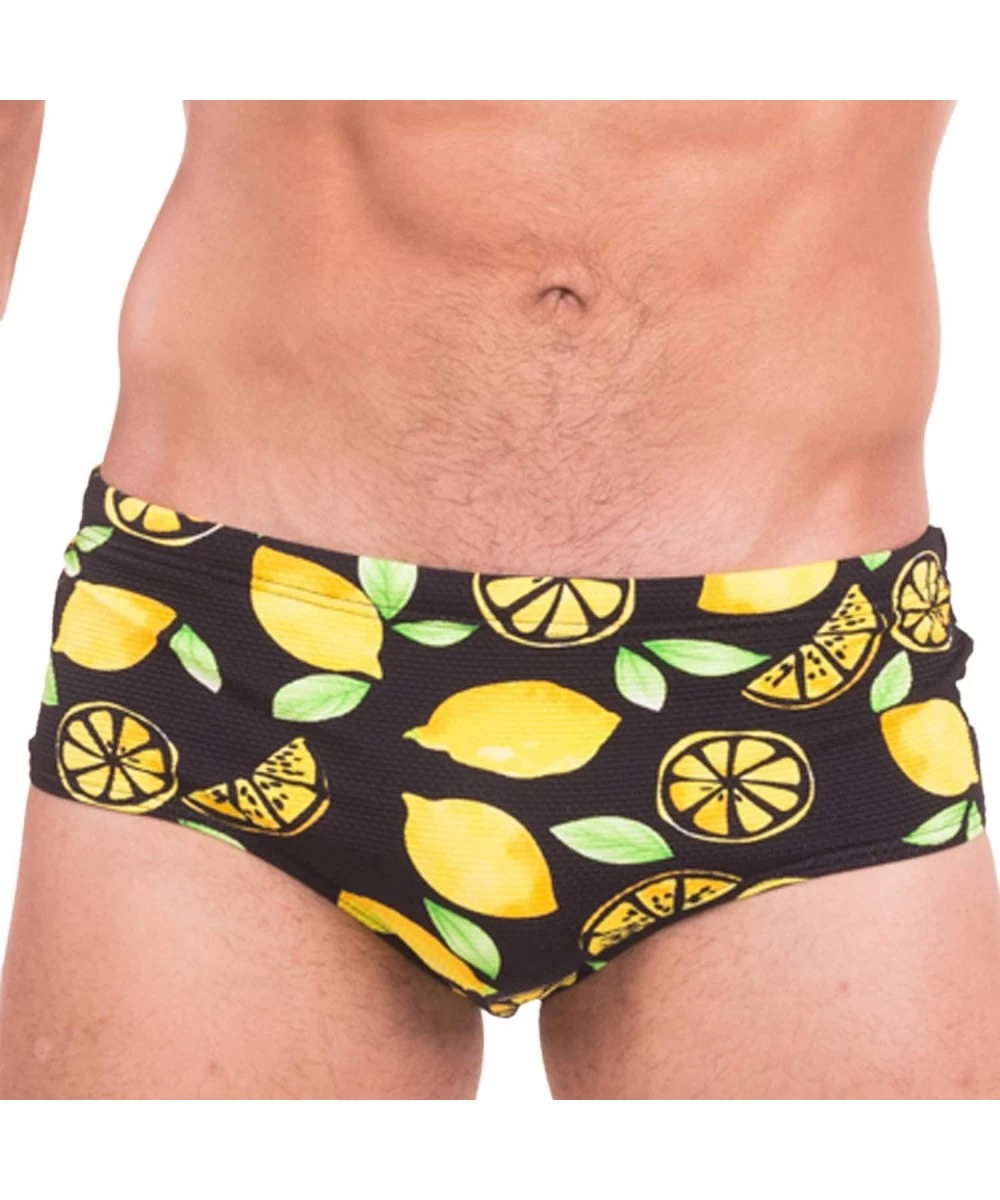 Briefs Swimwear Swimsuits Men's Sexy Swimming Bikini Surf Board Briefs Trunks - CC18NEM2T7X