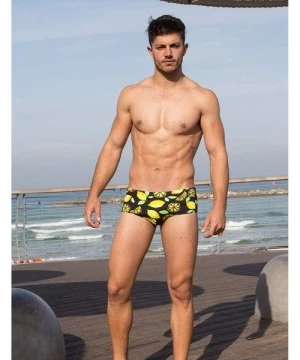 Briefs Swimwear Swimsuits Men's Sexy Swimming Bikini Surf Board Briefs Trunks - CC18NEM2T7X