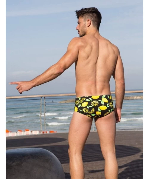 Briefs Swimwear Swimsuits Men's Sexy Swimming Bikini Surf Board Briefs Trunks - CC18NEM2T7X