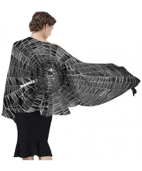 Cover-Ups Women Fashion Shawl Wrap Summer Vacation Beach Towels Swimsuit Cover Up - Spider Web - C5190TSSWY2