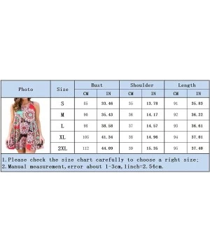 Cover-Ups Womens Cute Tie Dye Tank Dress Summer Sleeveless V Neck Sundresses for Women Casual with Pockets - Rose Red - CQ18E...