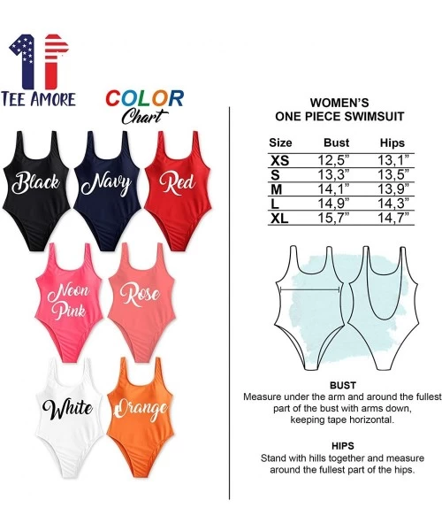 One-Pieces Bridal Bachelorette Party Swimsuit Feyonce One Piece Bathing Suit Wifey Monokini - Ill Bring the Alcohol - White -...