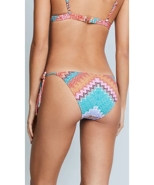 Bottoms Women's Antaria Tie Side Bikini Bottoms - Chevron - C7188ZQNR7O