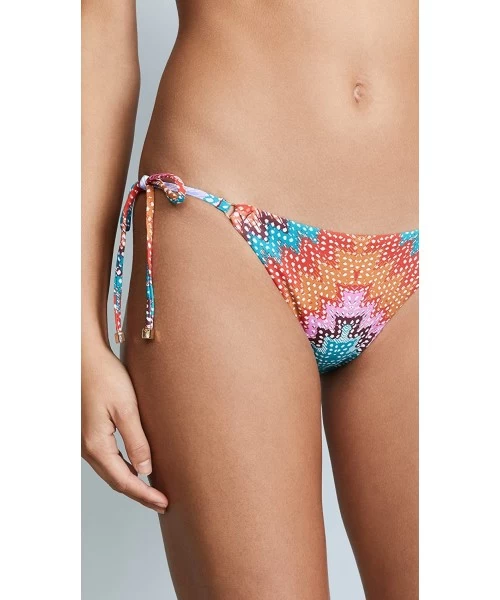 Bottoms Women's Antaria Tie Side Bikini Bottoms - Chevron - C7188ZQNR7O