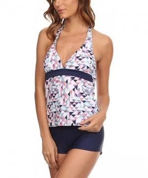 Sets Women's Tankini with Boyshort - Multi Triangle - CN12FLOGBD1