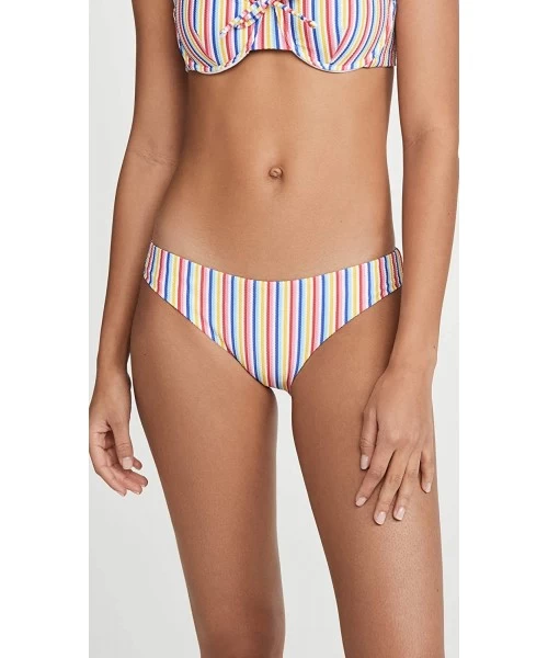 Bottoms Women's Lily Bikini Bottoms - Micro Stripe - CJ192WU56RS