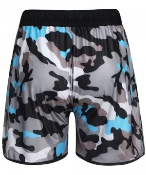 Board Shorts Men's Basic Long Swimming Trunk Camo Surf Shorts Quick Dry Board Shorts Swim Suit - Camouflage - CQ18QQ8WU6Q