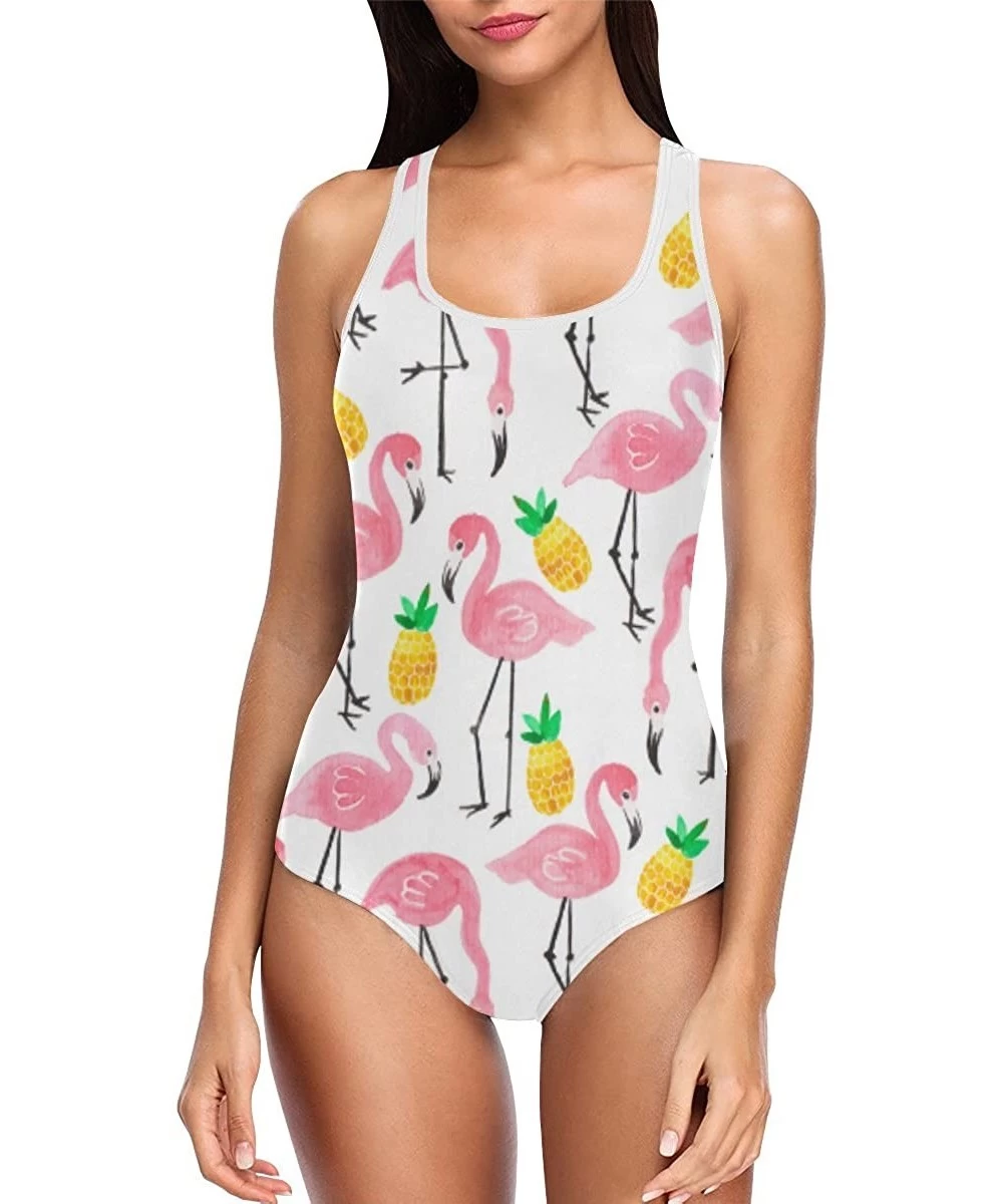 One-Pieces Unique Tropical Fruit One Piece Swimsuit Swimwear Bathing Suit for Women Juniors (XS-3XL) - Multi 9 - CX18ESL87N6