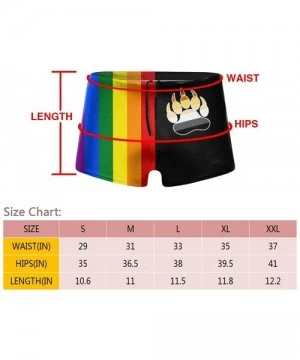 Briefs Gay LGBT Bear Flag Men Swimwear Basic Long Swim Boxer Trunks Board Shorts Swimsuits - CR18X03KSTY