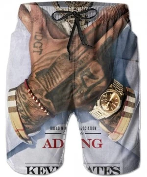 Board Shorts Kevin Gates Adding Up Mens Summer Beach Shorts Surfing Pants M White - CV18SM3575Z