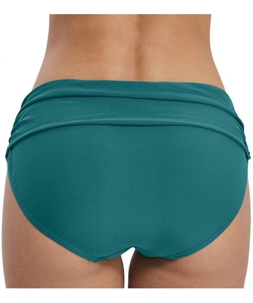 Bottoms Women Swim Shorts Bikini Swimwear Ladies Swimming Pants Bathing Suit Bottoms - 34-green - CP18LD5ITWW