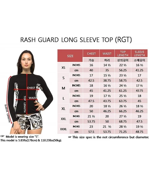 Rash Guards Women Beachwalk Plus Size UPF 50+ Swim Long Sleeve Top Rash Guard - Dark Wine - CA185QMNWHG