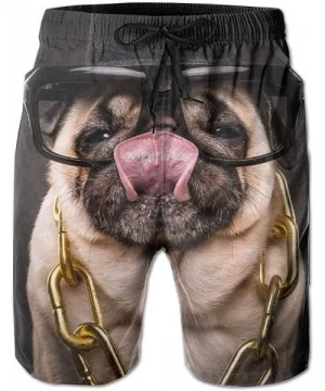 Trunks Casual Mens Swim Trunks Quick Dry Japanese Yellow Koi Fish Black Printed Beach Shorts Summer Boardshorts - It's Pug Li...