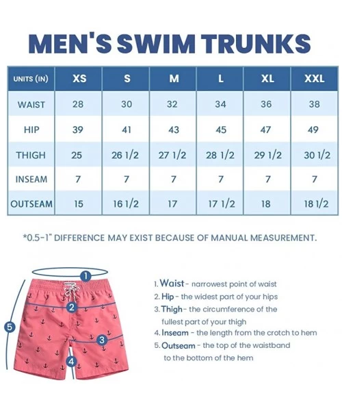 Trunks Mens Swim Trunks Quick Dry Swim Shorts with Mesh Lining Funny Swimwear Bathing Suits - Hawaii Flora - CZ18N95ULLN