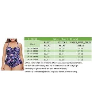 Tankinis Womens Plus Size Halter Neck Peplum Tankini Two Piece Bathing Suit Swimwear Swimsuit(M-XXXL) - Purple - CW18ULW3I5C