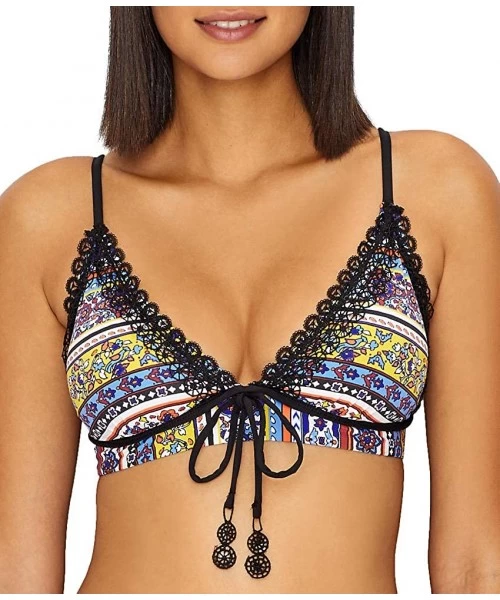 Sets Tile Tease Triangle Bikini Top - Multi - C718K2U4U27