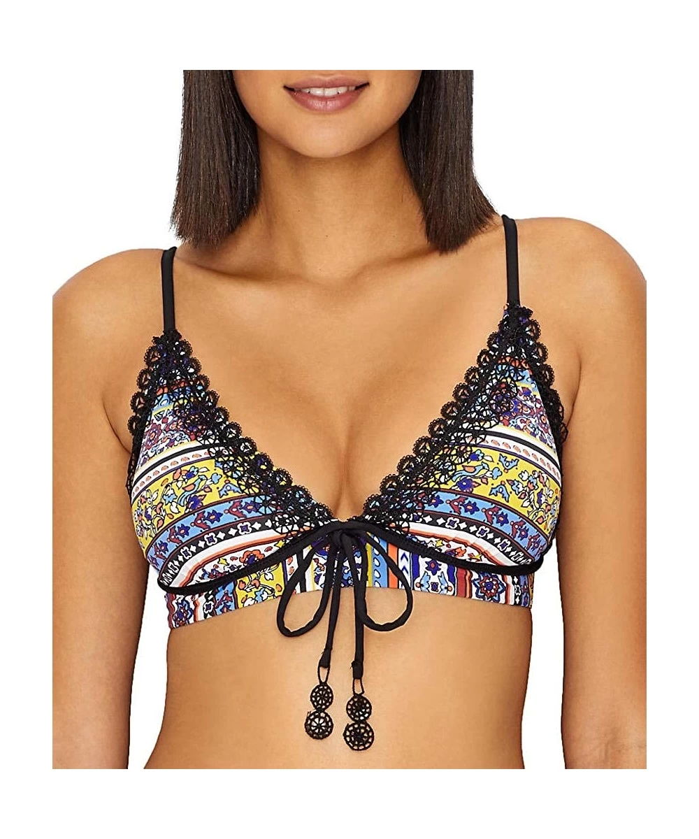 Sets Tile Tease Triangle Bikini Top - Multi - C718K2U4U27