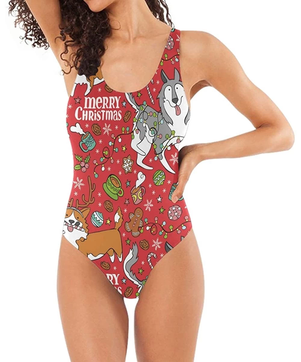 One-Pieces Native American Mask Swimwear Monokini Beachwear One Piece Swimsuit Bathing Suits for Women Teen Girl - Merry Chri...