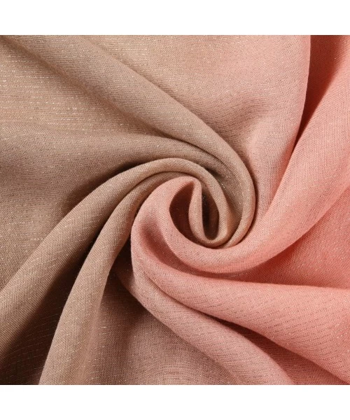 Cover-Ups Womens Scarf Shawl Fashion Lightweight Soft Large Swim Cover up Thin Scarf Head Wrap - 06 Pink/Nude - CZ18S6NCAWK