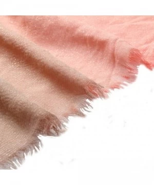 Cover-Ups Womens Scarf Shawl Fashion Lightweight Soft Large Swim Cover up Thin Scarf Head Wrap - 06 Pink/Nude - CZ18S6NCAWK